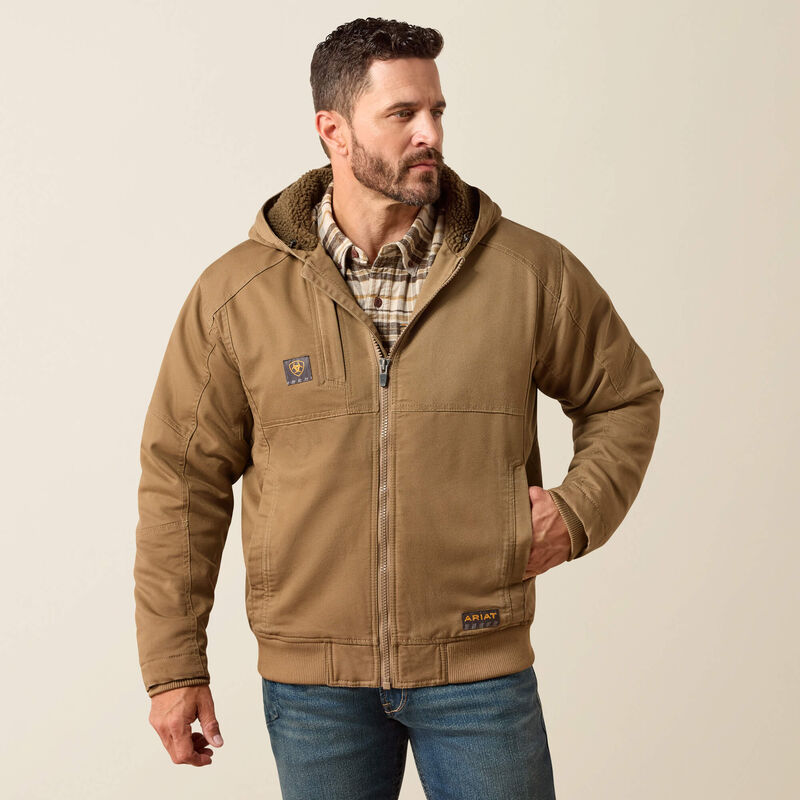 Ariat Mens REBAR Duracanvas Jacket - Field Khaki