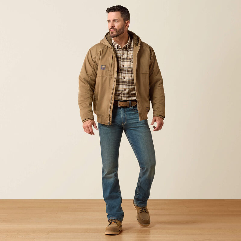 Ariat Mens REBAR Duracanvas Jacket - Field Khaki