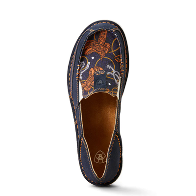 Ariat Womens CRUISER - Navy Blue Suede, Saddle Up Print