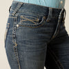Ariat Womens  REAL HALYN Perfect Rise Boot Cut Jeans - Colour: Arkansas