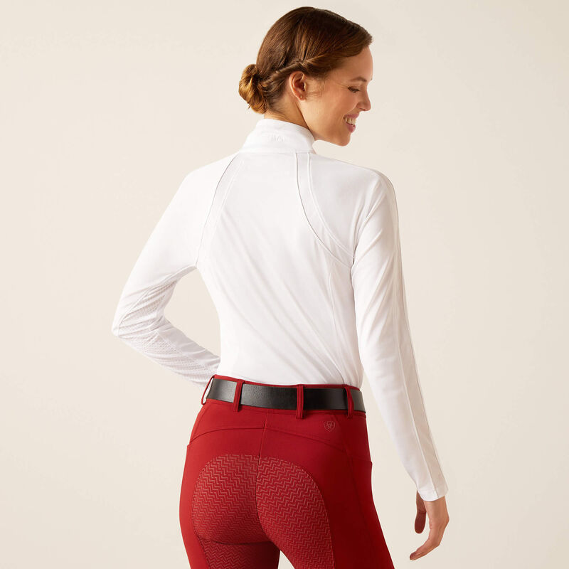 Ariat Womens SUNSTOPPER 3.0 LONG SLEEVE TOP - White