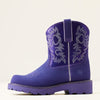 Ariat Womens FATBABY Boots - Violet Suede/Purple Metallic