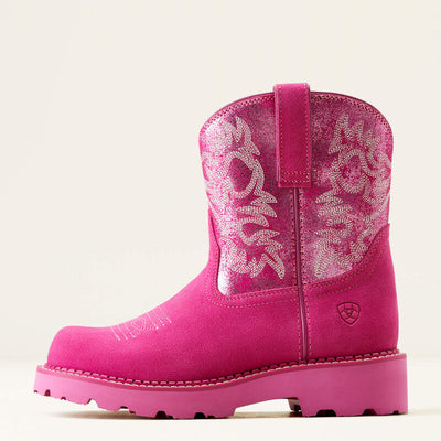 Ariat Womens FATBABY Boots - Hottest Pink/Pink Metallic