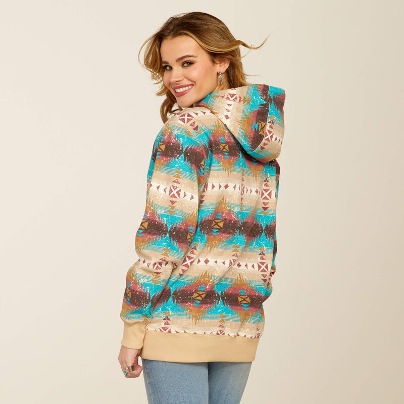Ariat Womens Lunas HOODIE - Serrano Print