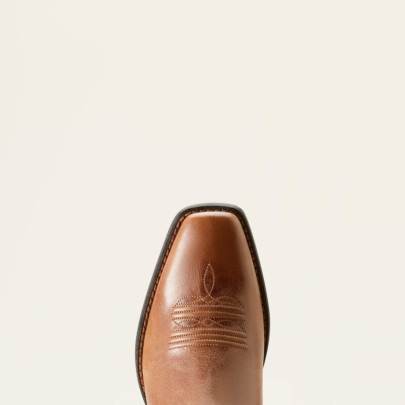 Ariat Womens ROUND UP SQUARE TOE Boots - Ready Russet