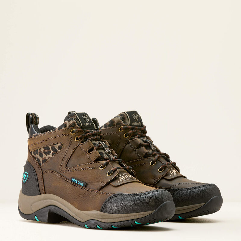 Ariat Womens Terrain H2O - Chocolate Camo Leopard