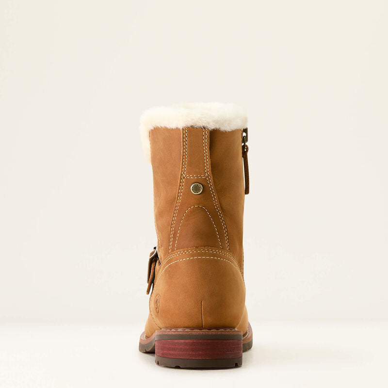 Ariat Womens SAVANNAH SHERPA WATERPROOF Boots - Caramel Tan