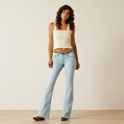 Ariat Womens JUNE PERFECT RISE, FLARE Jeans - Colour: Springfield