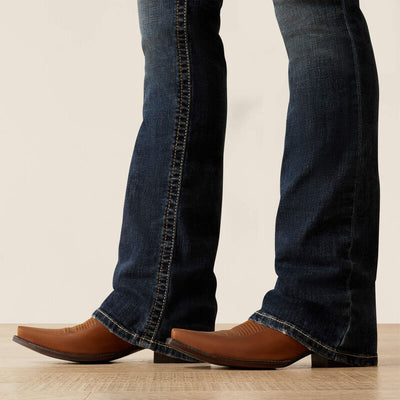 Ariat Womens LILLA MID Rise, Boot Cut Jeans - Colour: Missouri