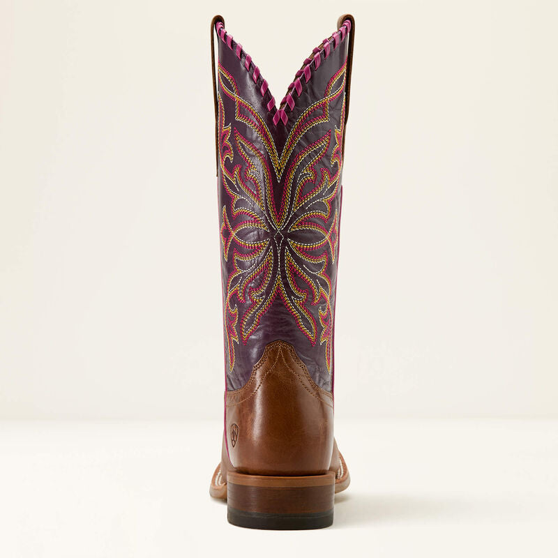 Ariat Womens SHOWDOWN Boots - Dark Tan Vino