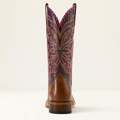 Ariat Womens SHOWDOWN Boots - Dark Tan Vino