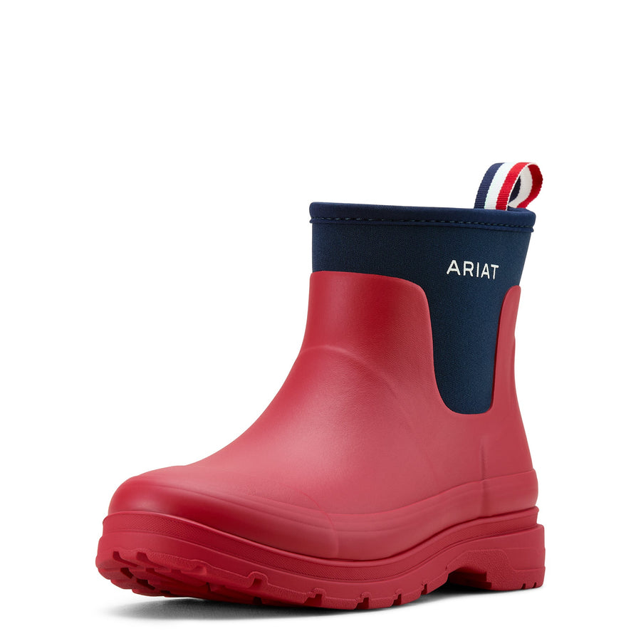 Ariat womens KELMARSH SHORTIE Boots - Team Red/Navy