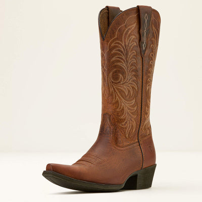 Ariat Womens Heritage X Toe Stretchfit - Rich Oak