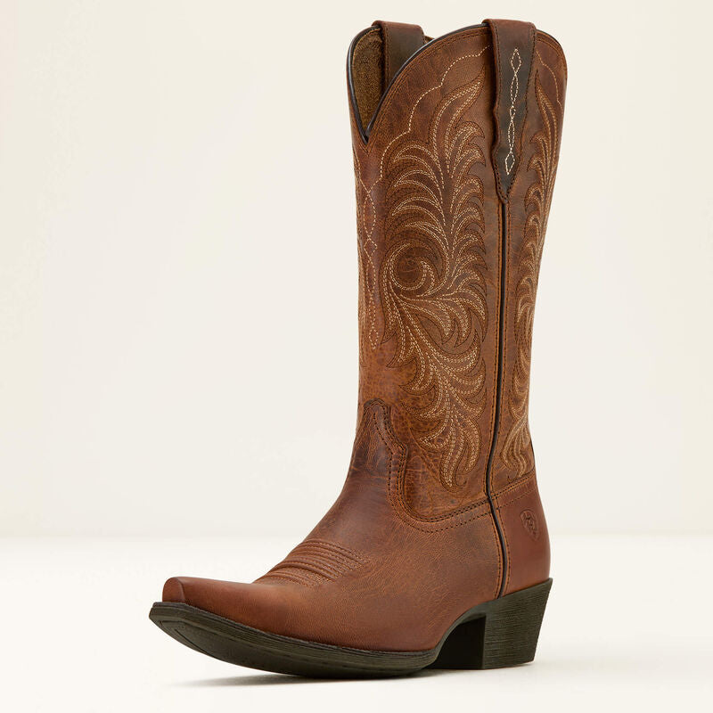 Ariat Womens Heritage X Toe Stretchfit - Rich Oak