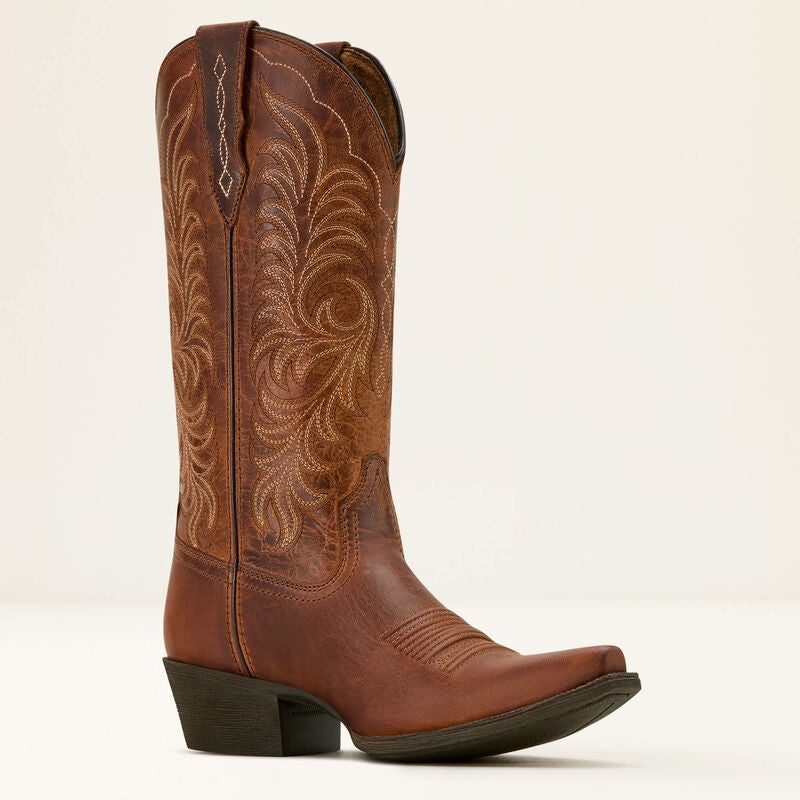 Ariat Womens Heritage X Toe Stretchfit - Rich Oak