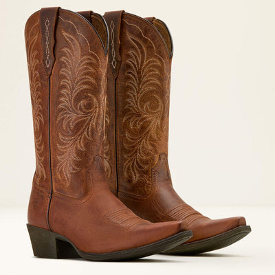 Ariat Womens Heritage X Toe Stretchfit - Rich Oak