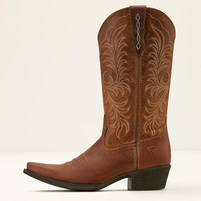 Ariat Womens Heritage X Toe Stretchfit - Rich Oak