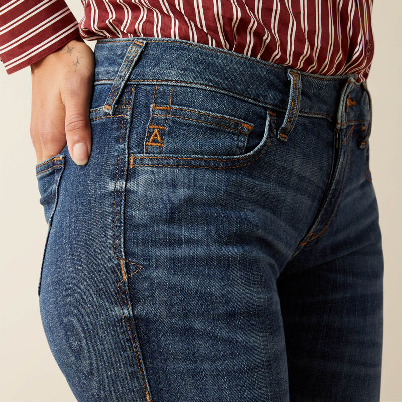 Ariat Womens BESSIE SLIM TROUSER PERFECT RISE Jean - Colour: iRVINE