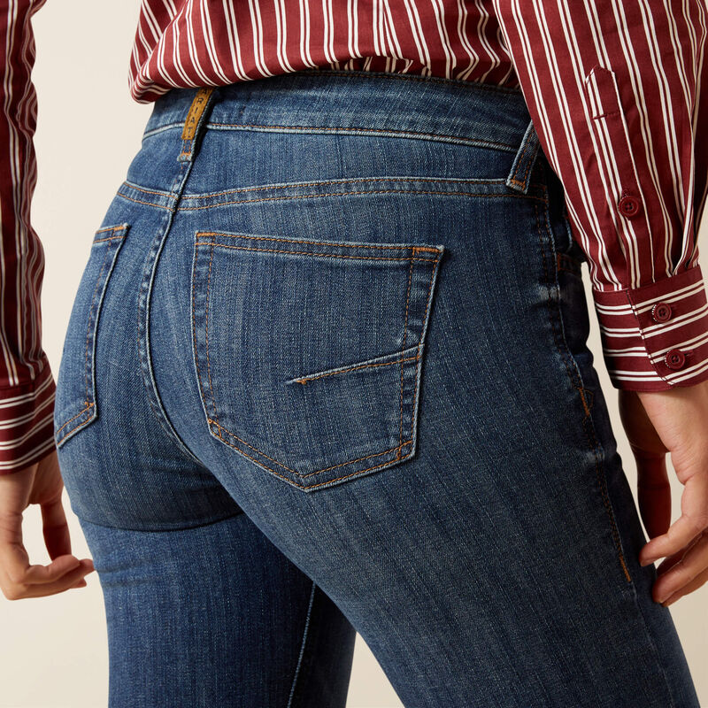 Ariat Womens BESSIE SLIM TROUSER PERFECT RISE Jean - Colour: iRVINE