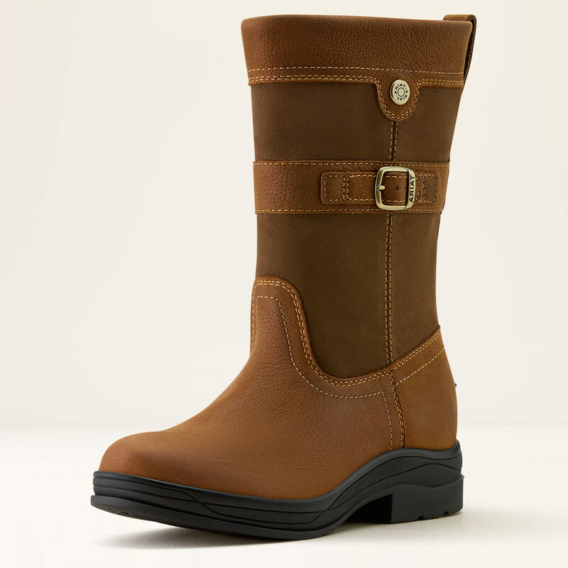 Ariat Womens BAMPTON Waterproof Boots - Baked Brown