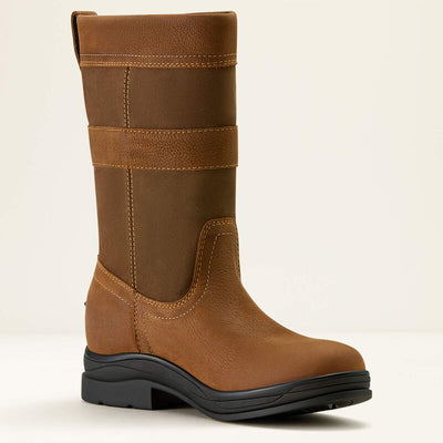 Ariat Womens BAMPTON Waterproof Boots - Baked Brown