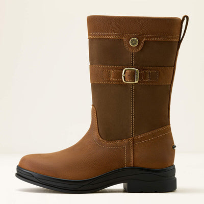 Ariat Womens BAMPTON Waterproof Boots - Baked Brown