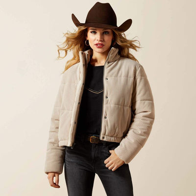 Ariat Womens Swirls Puffer Jacket - Colour: String