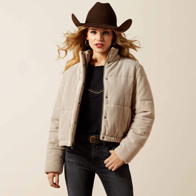 Ariat Womens Swirls Puffer Jacket - Colour: String