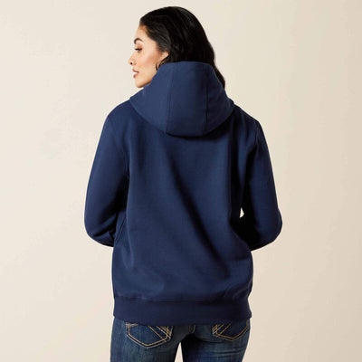 Ariat Womens Emblem HOODIE - Colour: Dress Blues