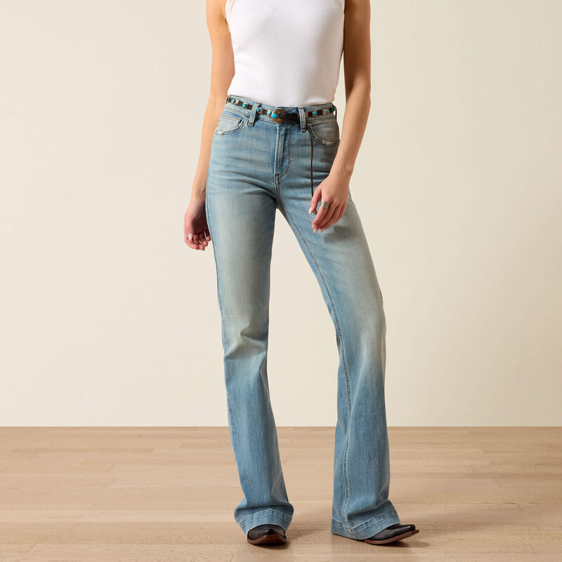 Ariat Womens MARNIE SLIM TROUSER HIGH RISE Jean - Colour: MARYLAND