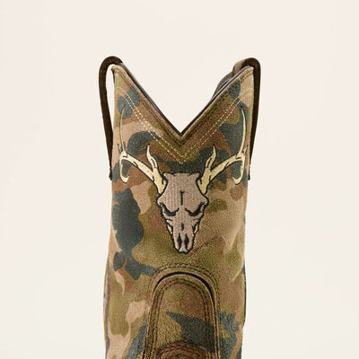 Ariat Mens Groundbreaker Antler H2O Wide Square Toe - Bruin Brown Camo