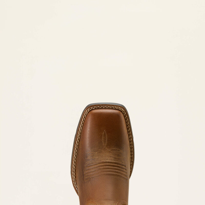 Ariat Womens ROUND UP HOLLY - Wide Square Toe, Colour: Pearl
