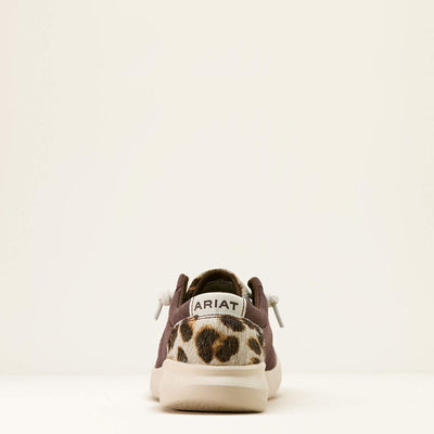 Ariat Womens HILO - Chocolate Smoke/Gilded Leopard Hair On