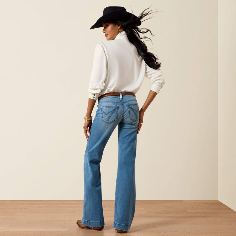 Ariat Womens SHERRY Mid Rise Trousers - Colour: Glendale LEG: R (33inch)