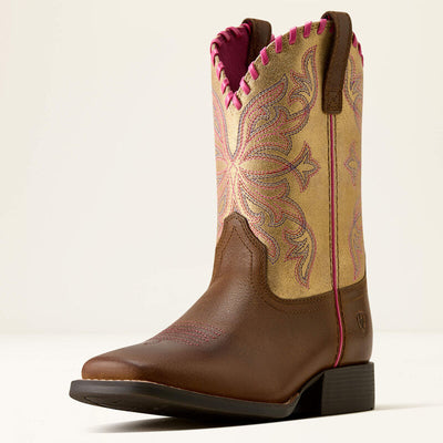 Ariat Kids SUNDOWN WST - Georgia Clay Royal Gold Metallic