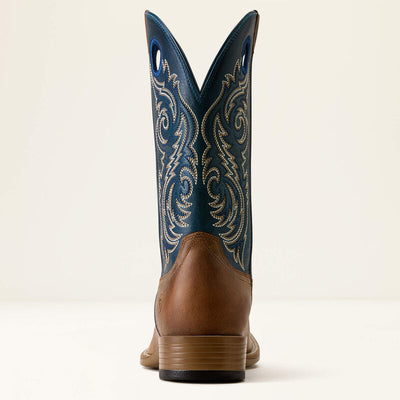 Ariat Mens Redcliff Wide Square Toe - Autumn Tan Midnight Azure