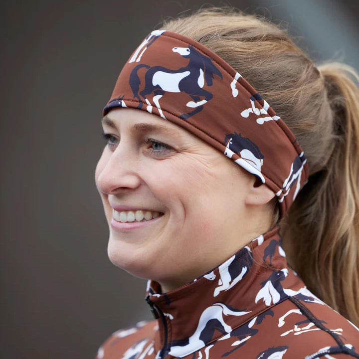 KERRITS On Course Fleece headband - Ginger Mod Mares