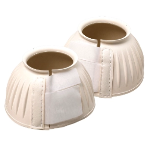 Ribbed Bell Boots with Touch Tape