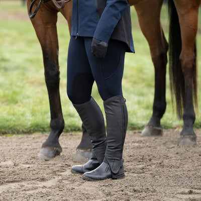 INK - Kerrits Sit Tight Wind Pro Kneepatch tights.