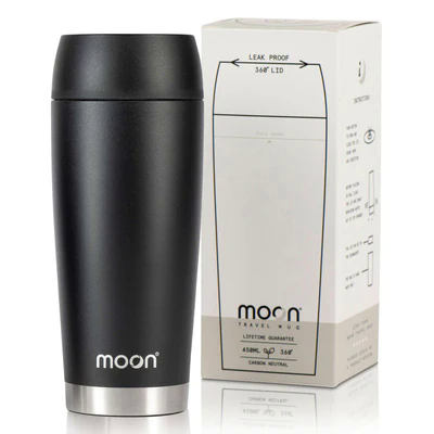 450ml MOON 360° TRAVEL MUG - Insulated with Leak Proof lid