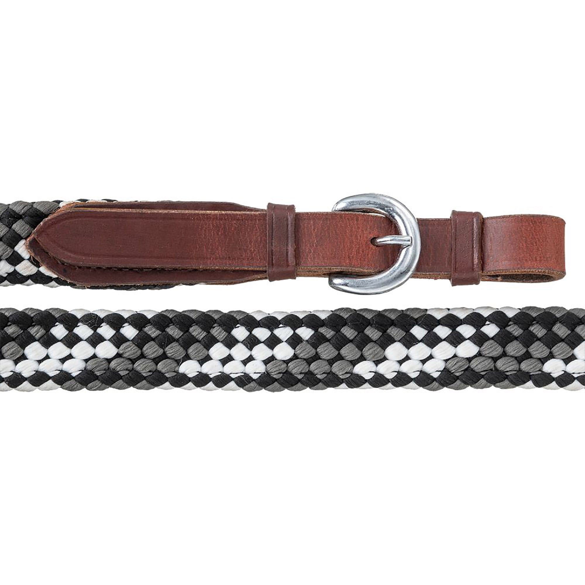 Flat Braided Trail Reins 7FT by Tough1