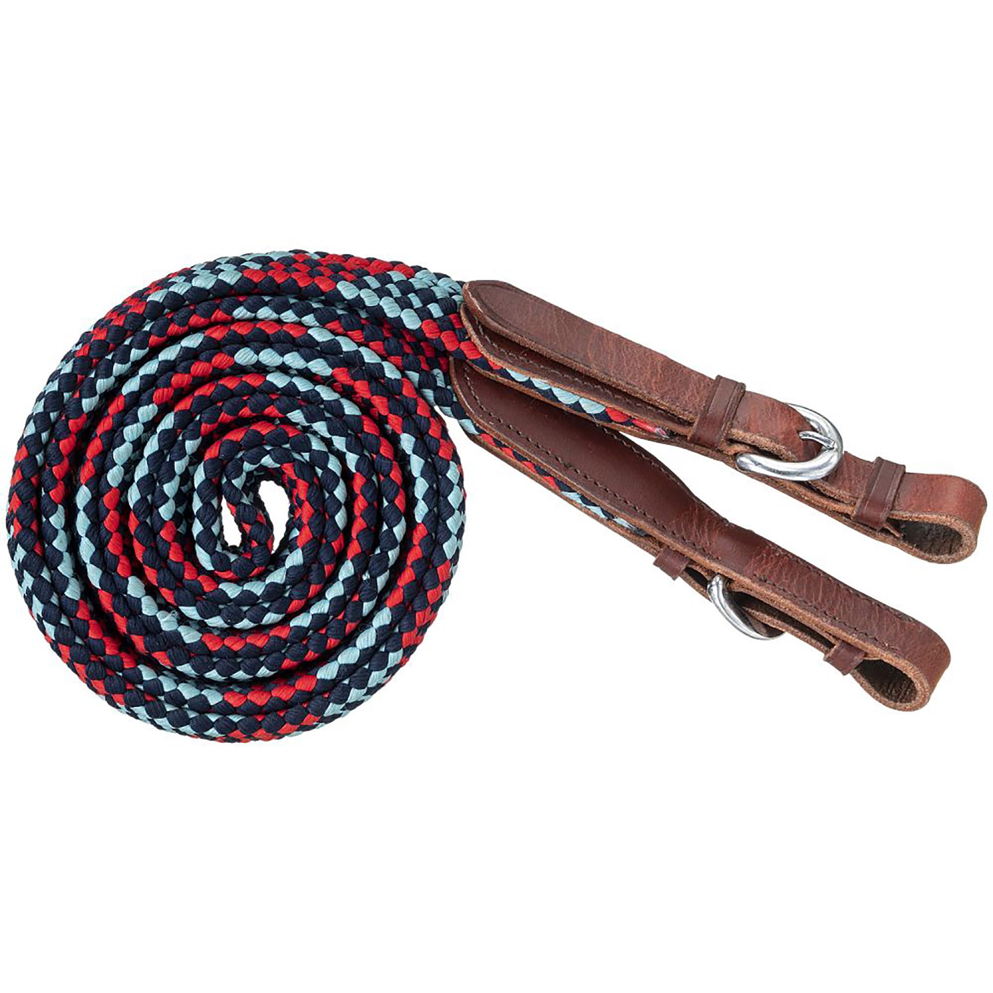 Flat Braided Trail Reins 7FT by Tough1