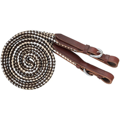 Flat Braided Trail Reins 7FT by Tough1