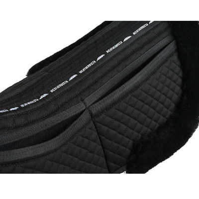 WeatherBeeta 4 Pocket Adjustable Half Pad 17 inch - BLACK