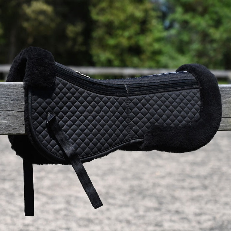 WeatherBeeta 4 Pocket Adjustable Half Pad 17 inch - BLACK