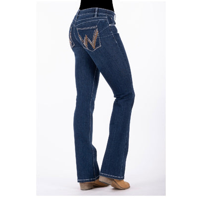 Wrangler Womens AMELIA Q-BABY BOOTY UP Jeans