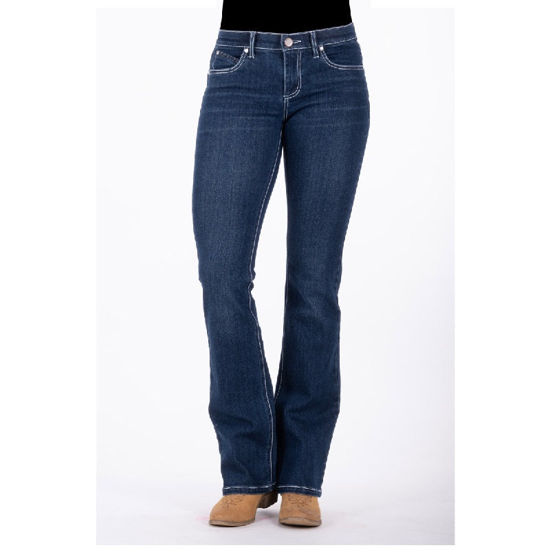 Wrangler Womens AMELIA Q-BABY BOOTY UP Jeans