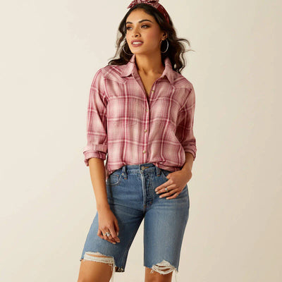 Ariat Wms BILLIE JEAN LONG SLEEVE SHIRT - Delilah Plaid