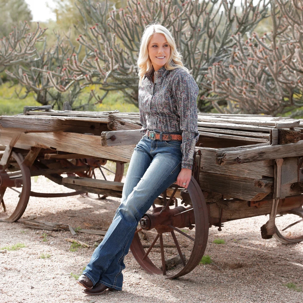 CINCH Womens ADA Mid Rise, Relaxed Fit Jeans L Leg (34") - MJ80252071