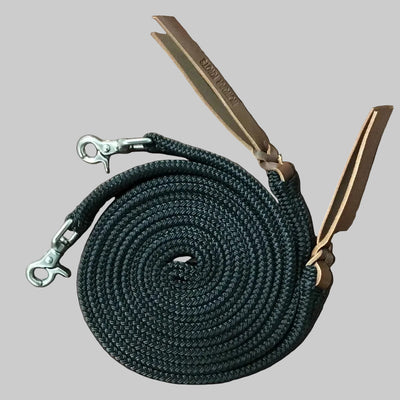 Nungar Knots Reins Flat S/S Clips SPLIT 2m